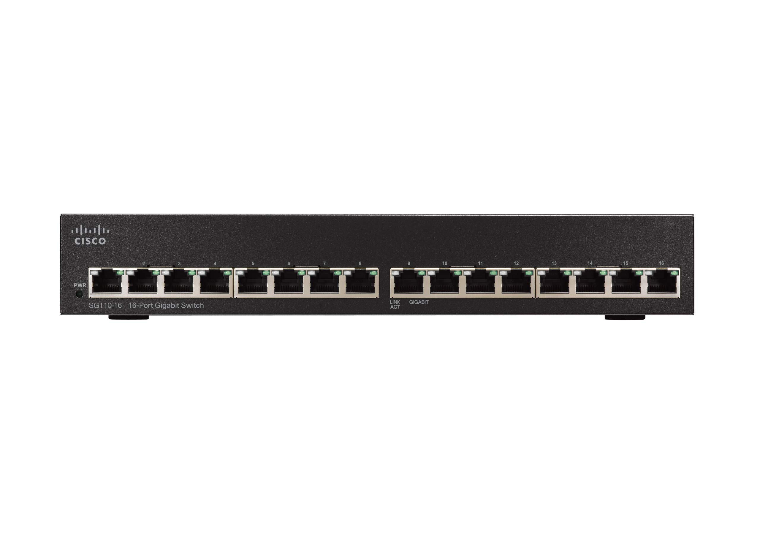 Amazon.co.jp: Cisco SG110-16 アンマネージドスイッチ | 16